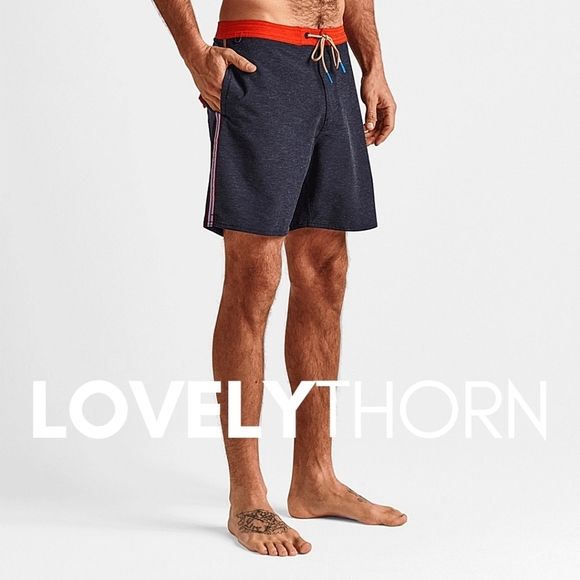 ROARK // ltd ed hinano beer collab chiller series 17" 4-way stretch board shorts - Picture 9 of 11